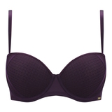 Sapph Mistress purple padded bra