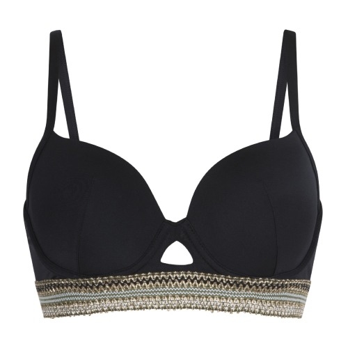LingaDore Beach Jaimi black padded bikini bra LingaDore Beach Jaimi black padded bikini bra