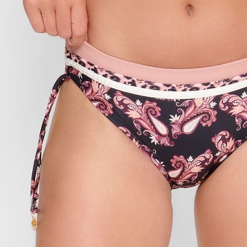 LingaDore Beach Paisley Love black/print bikini brief LingaDore Beach Paisley Love black/print bikini brief