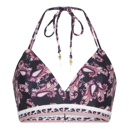LingaDore Beach Paisley Love black/print padded bikini bra LingaDore Beach Paisley Love black/print padded bikini bra