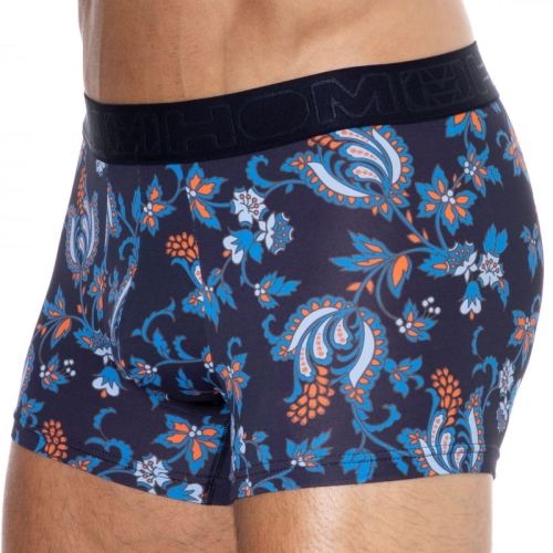 HOM Morgiou blue/print sport boxershort HOM Morgiou blue/print sport boxershort