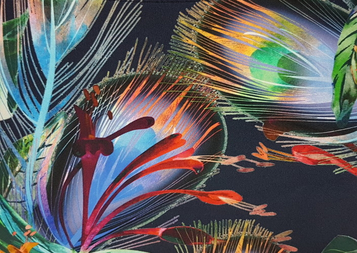 Bomain All Over Print navy blue set Bomain All Over Print navy blue set