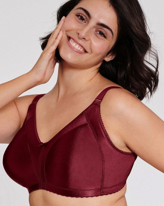 Naturana Minimizer bordeaux wireless bra Naturana Minimizer bordeaux wireless bra