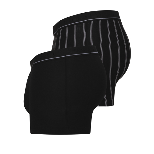 Bugatti Venetië black/print boxer short Bugatti Venetië black/print boxer short