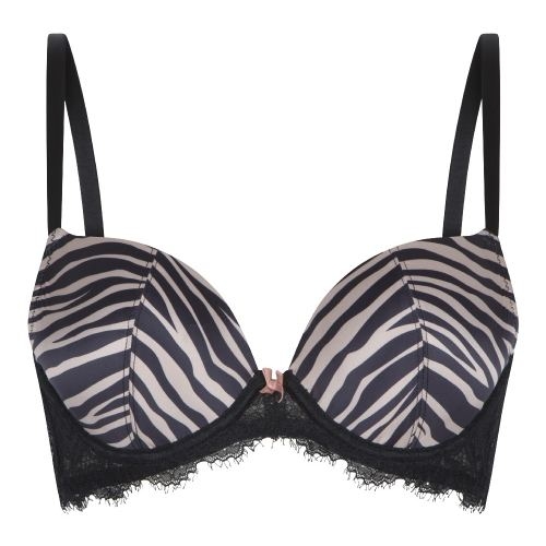 LingaDore Striped Zebra black/print push up bra LingaDore Striped Zebra black/print push up bra