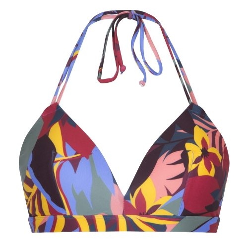 LingaDore Beach Bright Leaves multicolor/print padded bikini bra LingaDore Beach Bright Leaves multicolor/print padded bikini bra