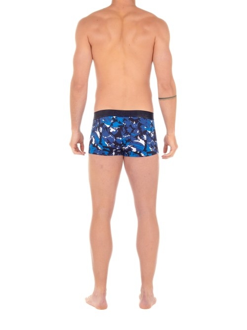 HOM Madrague blue/print boxer short HOM Madrague blue/print boxer short
