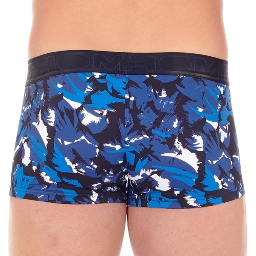 HOM Madrague blue/print boxer short HOM Madrague blue/print boxer short