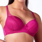 After Eden D-Cup & Up Dee hot pink padded bra