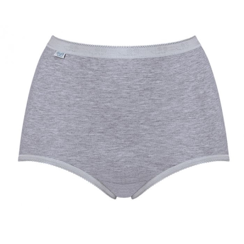 Sloggi Basic Maxi  grey melange high waist brief Sloggi Basic Maxi  grey melange high waist brief