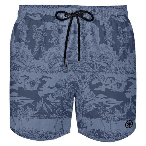 Muchachomalo Water React grey/print swimshort Muchachomalo Water React grey/print swimshort
