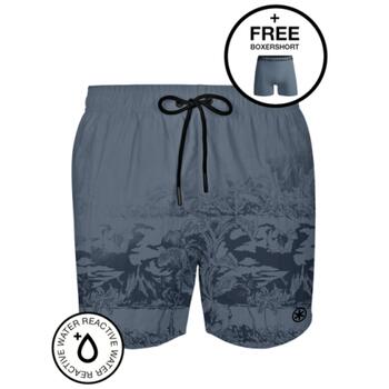 Muchachomalo Water React Grey/Print Swimshort Muchachomalo Water React Grey/Print Swimshort