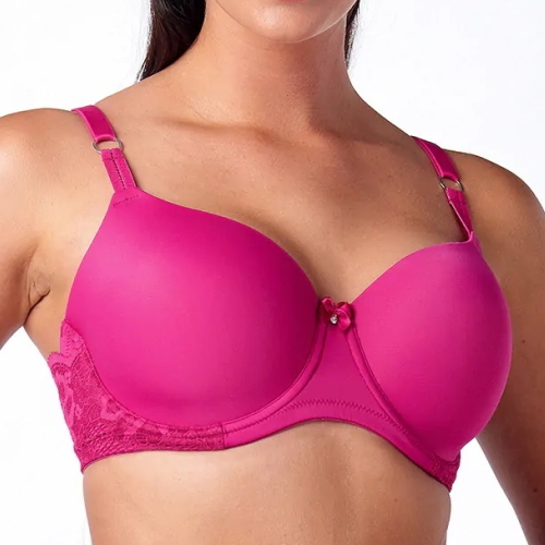 After Eden D-Cup & Up Faro fuchsia padded bra