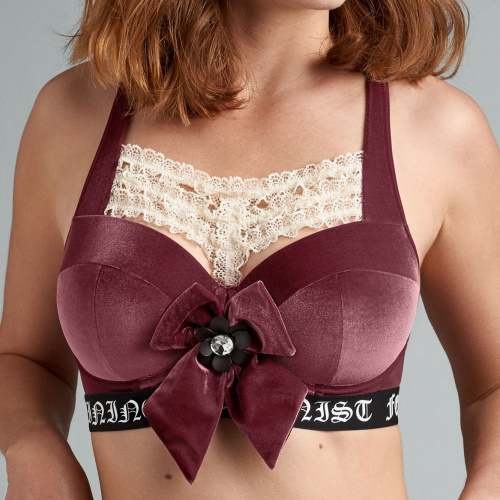 Marlies Dekkers Velvet Voice antique rose padded bra Marlies Dekkers Velvet Voice antique rose padded bra