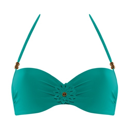 Marlies Dekkers Swimwear La Flor green padded bikini bra Marlies Dekkers Swimwear La Flor green padded bikini bra