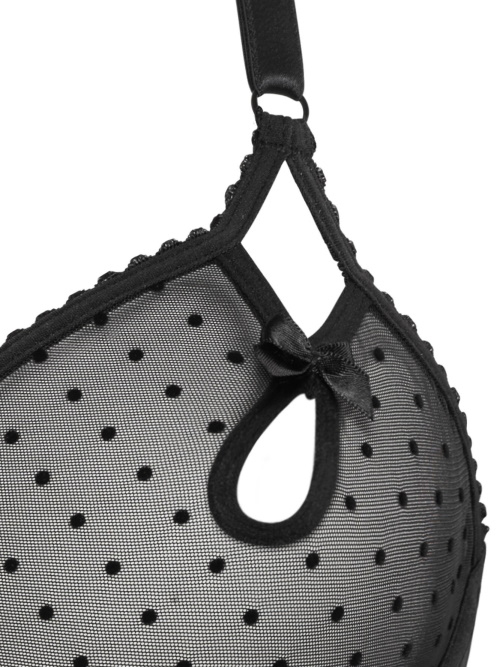 Marlies Dekkers Peekaboo black non-padded bra Marlies Dekkers Peekaboo black non-padded bra