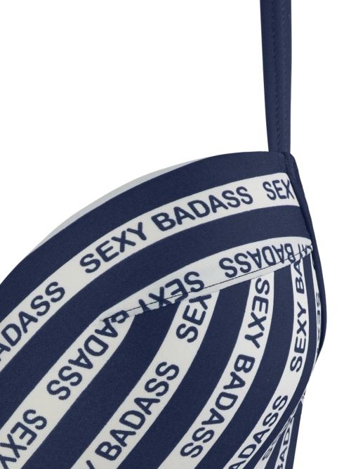 Marlies Dekkers Swimwear Sexy Badass navy/white push up bikini bra Marlies Dekkers Swimwear Sexy Badass navy/white push up bikini bra