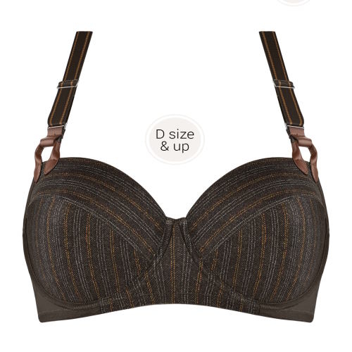 Marlies Dekkers Gloria brown/print padded bra Marlies Dekkers Gloria brown/print padded bra