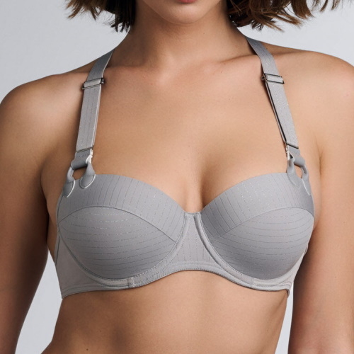 Marlies Dekkers Gloria grey/silver padded bra Marlies Dekkers Gloria grey/silver padded bra