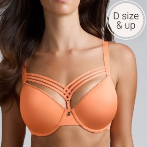 Marlies Dekkers Dame de Paris orange padded bra Marlies Dekkers Dame de Paris orange padded bra