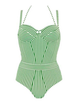 Marlies Dekkers Swimwear Holi Vintage green/white bathingsuit