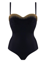 Marlies Dekkers Swimwear Isthar black/gold bathingsuit