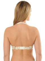 Sapph Comfort white/print push up bra