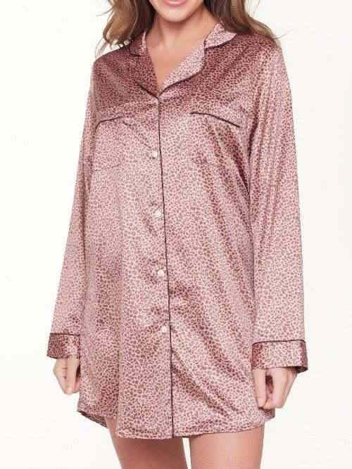 LingaDore Night Animal Cork brown/print nightdress LingaDore Night Animal Cork brown/print nightdress