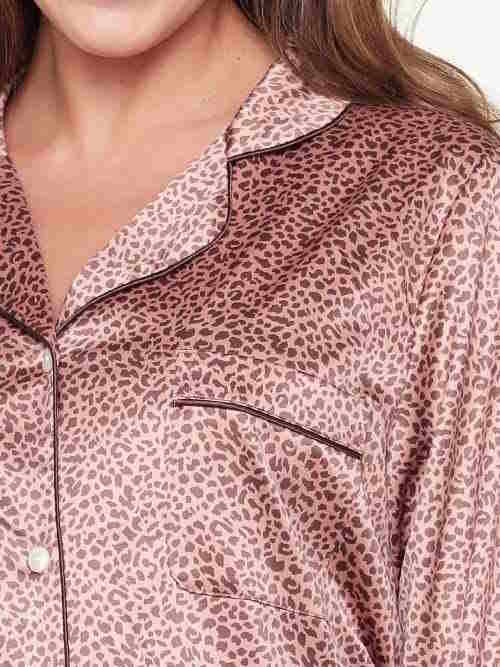LingaDore Night Animal Cork brown/print nightdress LingaDore Night Animal Cork brown/print nightdress