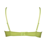 My Basic by After Eden Comfy blue/lime wireless bra
