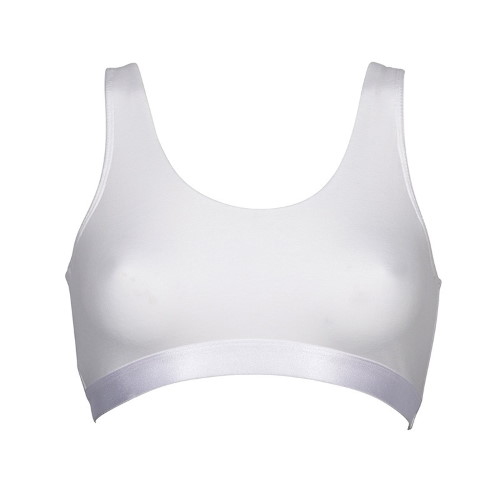 My Basic by After Eden Sporty white wireless bra