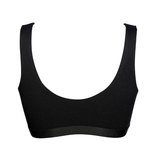 My Basic by After Eden Sporty black wireless bra