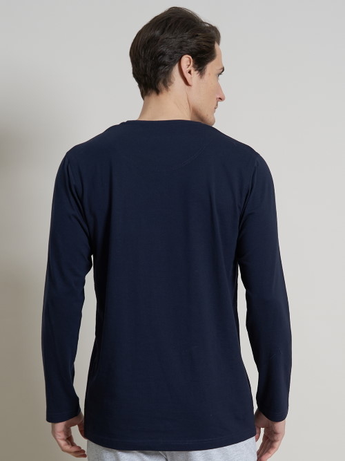 A Fish Named Fred 120002 navy blue pyjama shirt A Fish Named Fred 120002 navy blue pyjama shirt