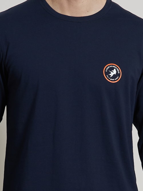 A Fish Named Fred 120002 navy blue pyjama shirt A Fish Named Fred 120002 navy blue pyjama shirt