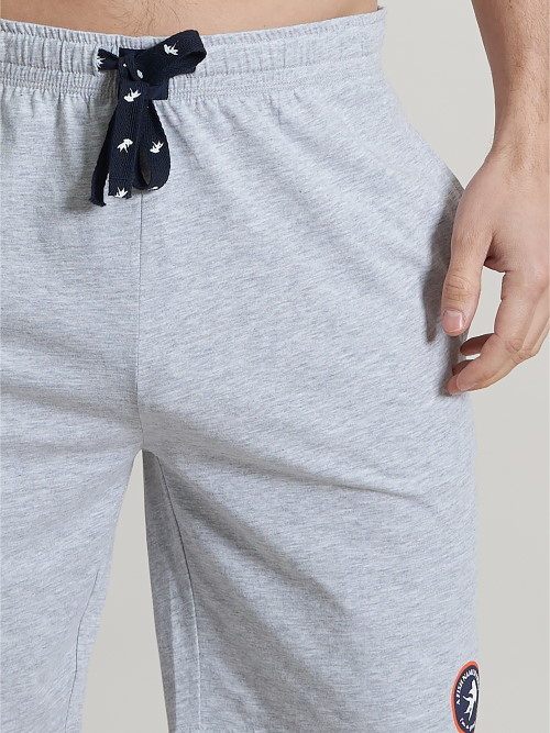 A Fish Named Fred 120003 grey melange pyjama pant A Fish Named Fred 120003 grey melange pyjama pant