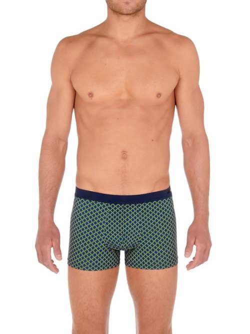 HOM Eze navy/print boxer short HOM Eze navy/print boxer short
