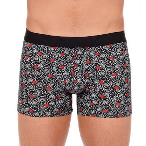 HOM Roses Love black/print boxer short HOM Roses Love black/print boxer short