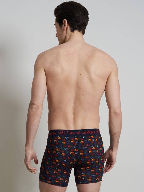 A Fish Named Fred Wintersport  navy/print boxer short A Fish Named Fred Wintersport  navy/print boxer short