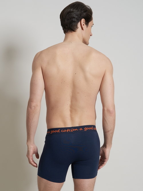 A Fish Named Fred Racing navy/print boxer short A Fish Named Fred Racing navy/print boxer short