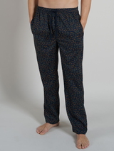 Tom Tailor Leafs navy/print pyjama pant