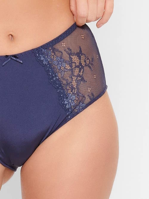 LingaDore Daily Maxi Slip navy blue high waist brief LingaDore Daily Maxi Slip navy blue high waist brief