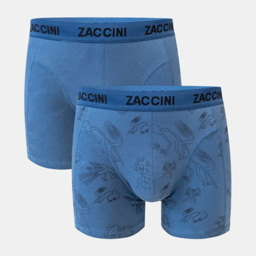 Zaccini Nazca blue/print boxershort