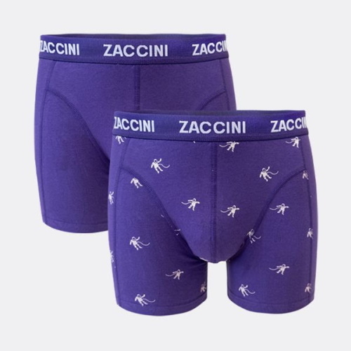 Zaccini Spaceman purple/print boxershort