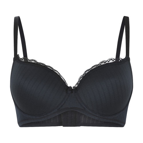 LingaDore Daily Cottonlook black padded bra LingaDore Daily Cottonlook black padded bra