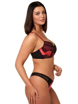 After Eden D-Cup & Up Nikita red/black thong