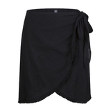 LingaDore Beach  Fold Over Skirt black skirt