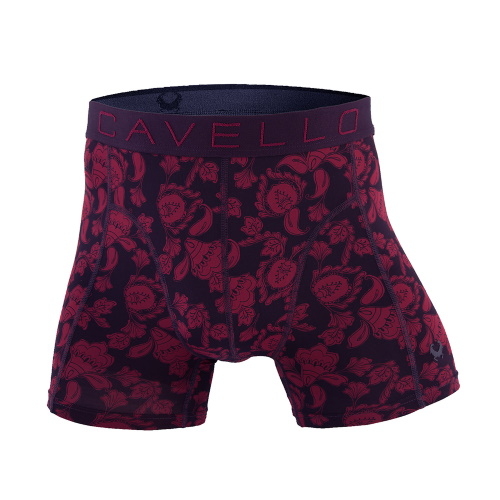 Cavello Paisley navy/red sport boxershort Cavello Paisley navy/red sport boxershort