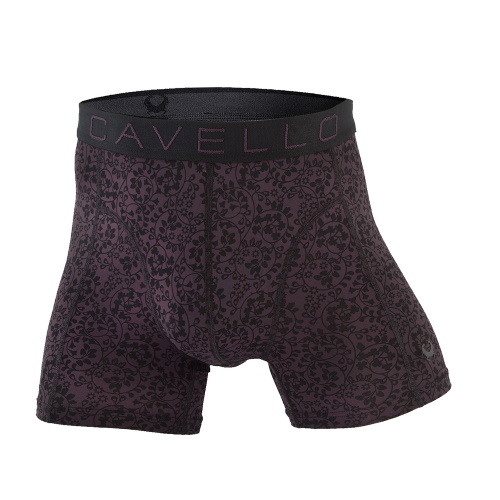 Cavello Paisley purple/black sport boxershort Cavello Paisley purple/black sport boxershort