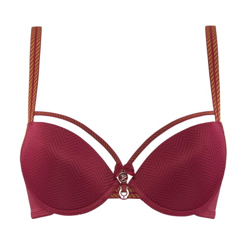 Marlies Dekkers Space Odyssey dark red push up bra Marlies Dekkers Space Odyssey dark red push up bra