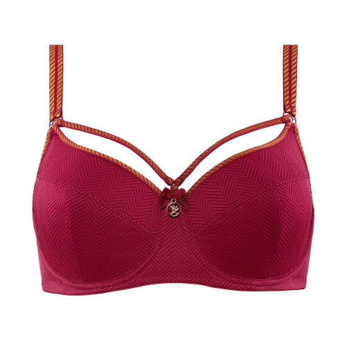 Marlies Dekkers Space Odyssey dark red non-padded bra Marlies Dekkers Space Odyssey dark red non-padded bra